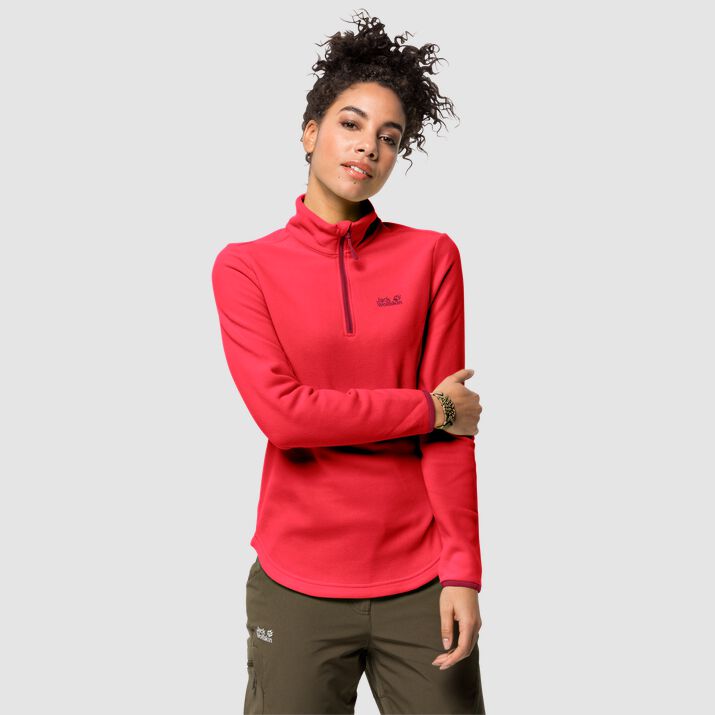 Polar Jack Wolfskin Echo Mujer Rojos Mexico-3895146